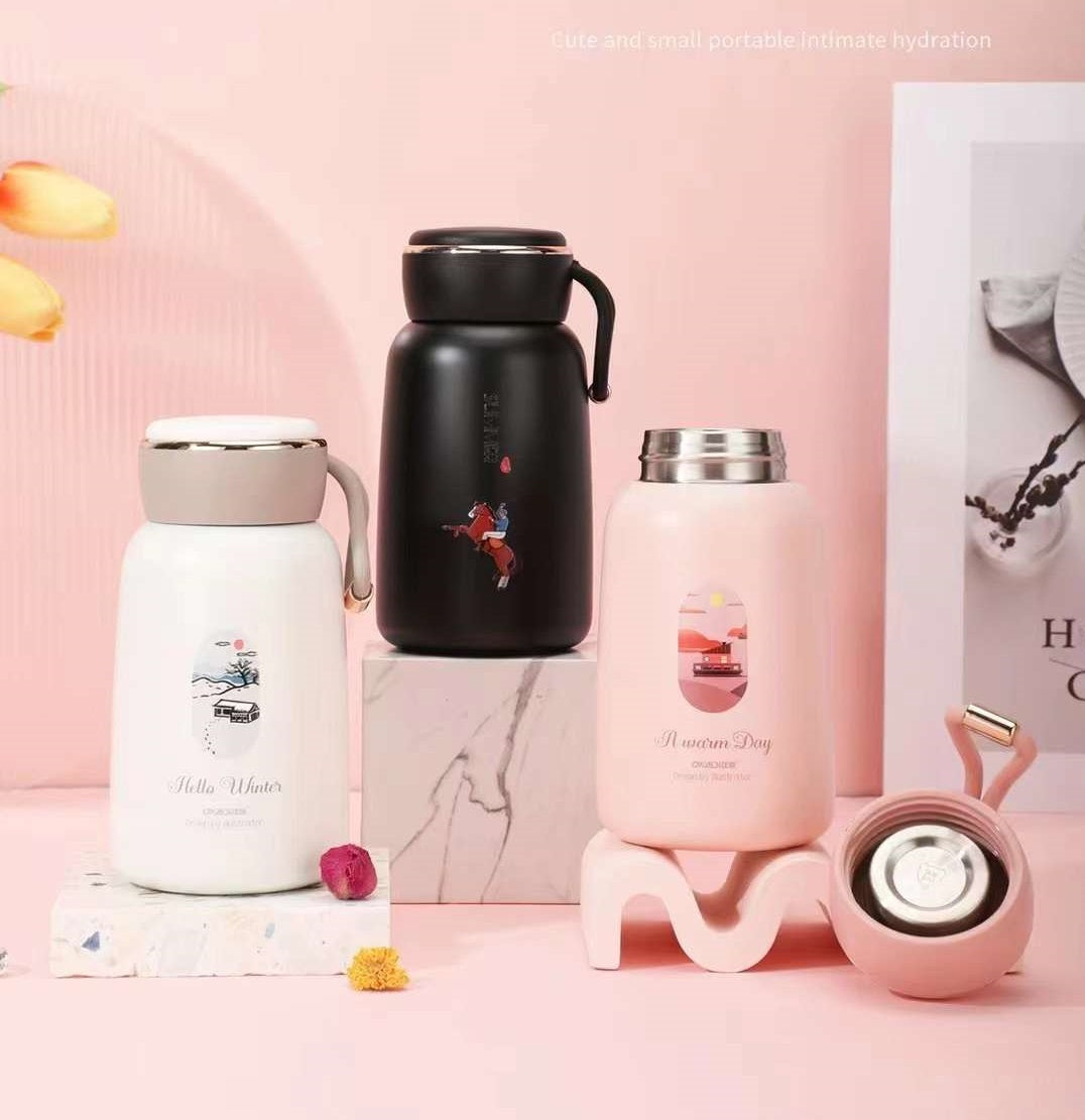 D.kadi Vacumm Bottle 300ML-Pink
