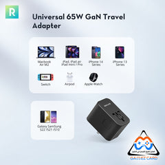 Ravpower Travel Charger PD PIONEER 65W 3-Port RP-PC1034 - Black
