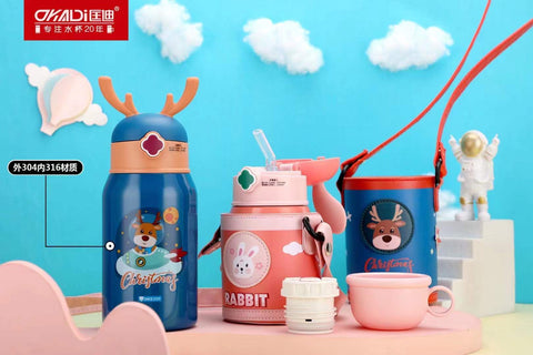 D.kadi Vacuum Water Bottle Stainless Steel - 350 ml