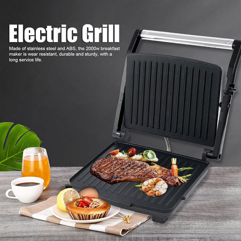 Sumo, Grill Maker 2000W with Adjustable Temperature and 180° Opening – SM-7218