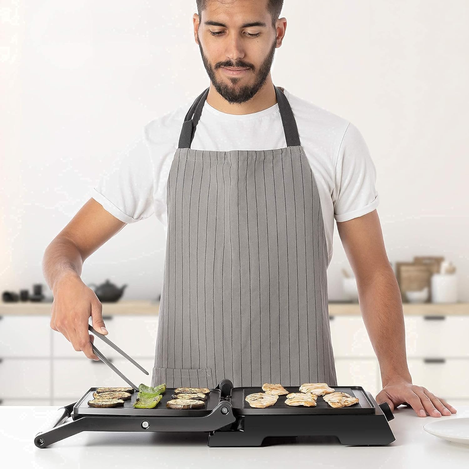 Sumo, Grill Maker 2000W with Adjustable Temperature and 180° Opening – SM-7218