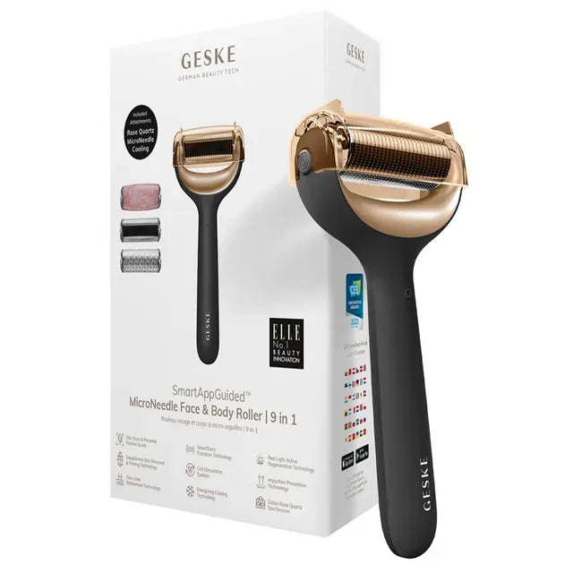 GESKE Micro Needle Face & Body roller 9 in 1 Gray 42