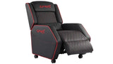 Gamax Gaming Sofa XL Black & Red Recliner (Assembly not included)