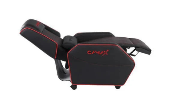 Gamax Gaming Sofa XL Black & Red Recliner (Assembly not included)