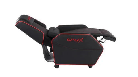 Gamax Gaming Sofa XL Black & Red Recliner (Assembly not included)