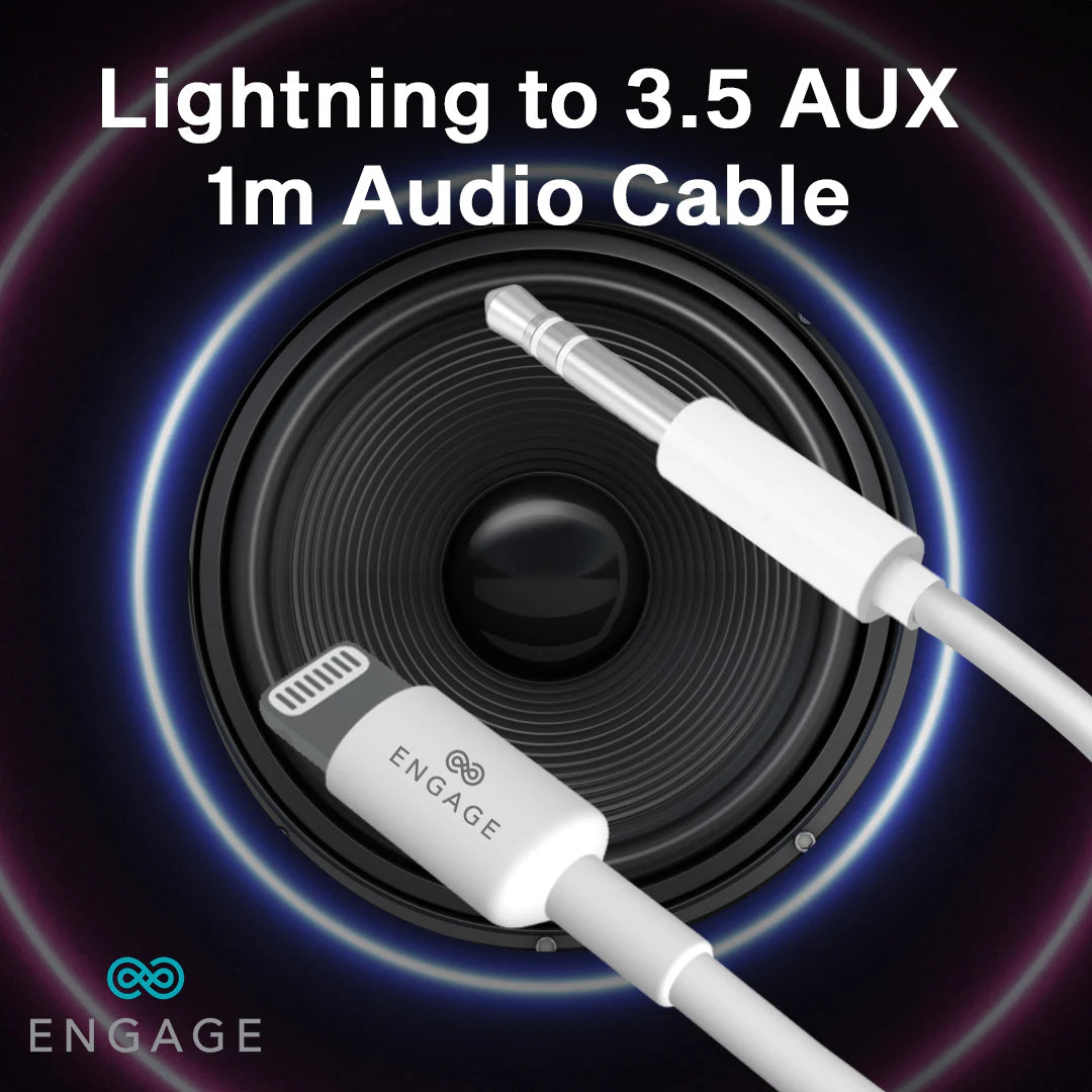 Engage, Lightning To 3.5mm Aux Audio Cable