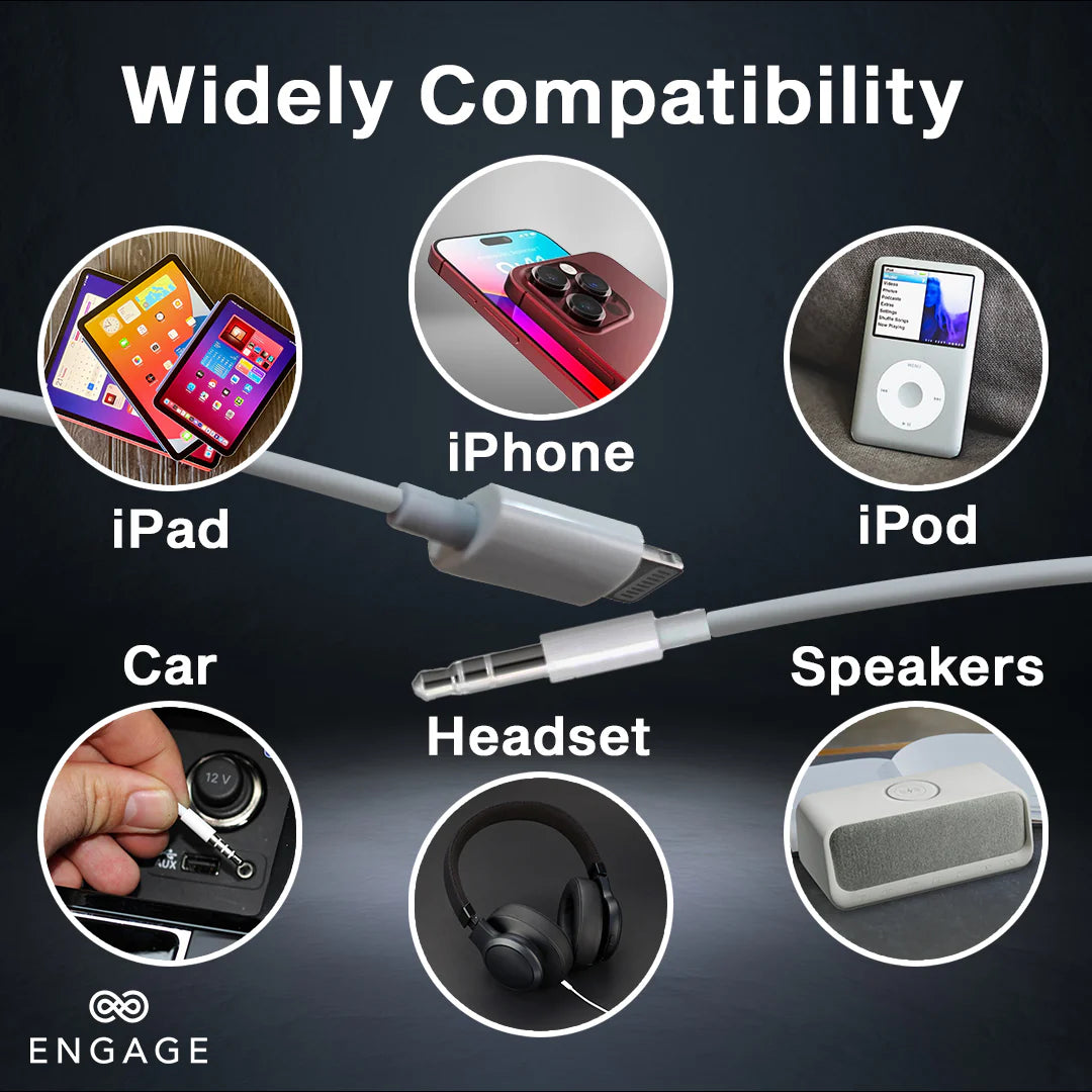 Engage, Lightning To 3.5mm Aux Audio Cable