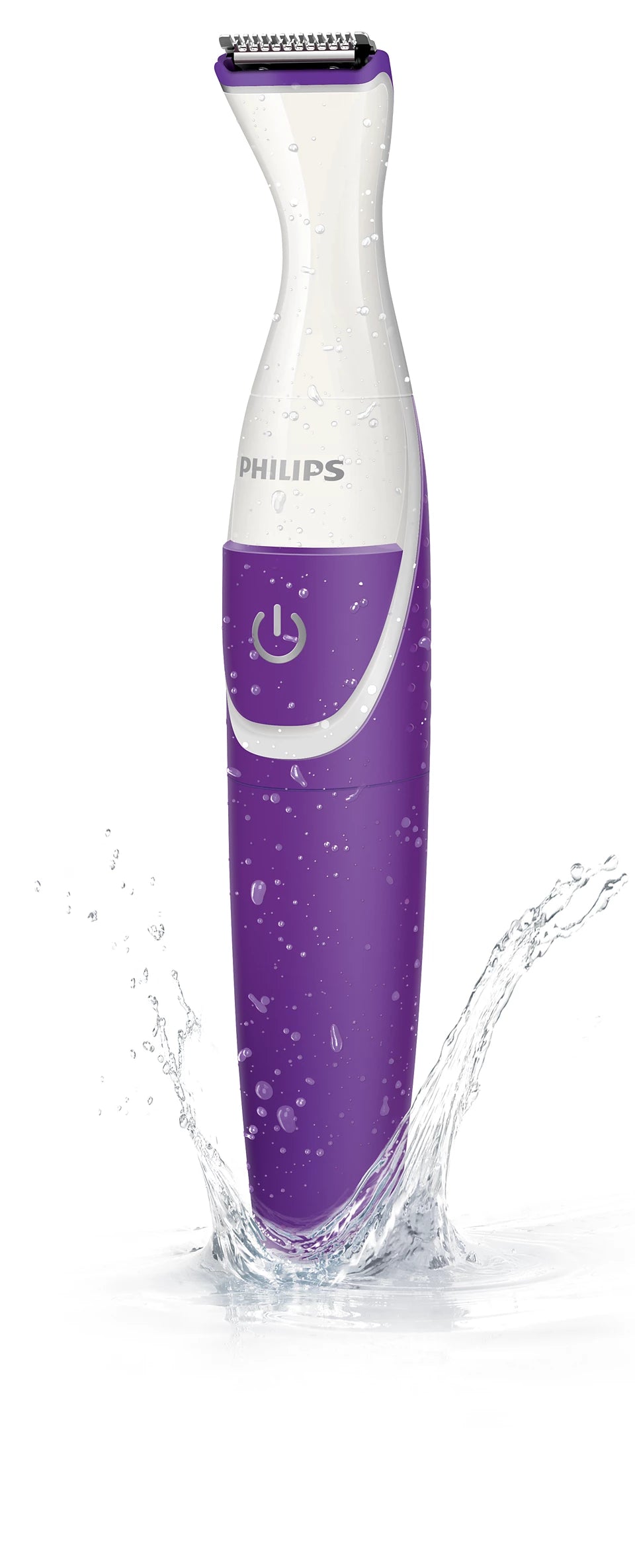 Philips BRT383/15, Showerproof Bikini Trimmer – Cordless, Precision Head, Mini Shaver, 0.5–5mm Length Settings