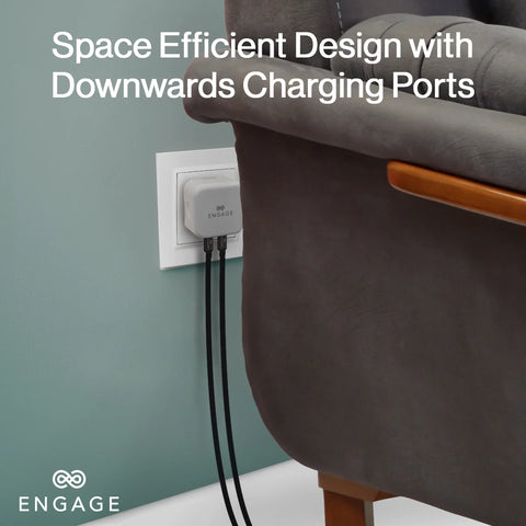 Engage, Dual USB-C Port Power Adapter (35W)