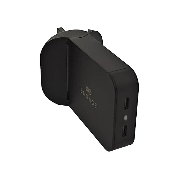 Engage, Foldable Dual USB-C Power Adapter (65W)