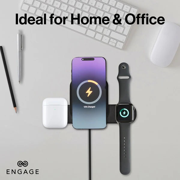 إنجِيج، شاحن لاسلكي مغناطيسي قابل للطي 3 في 1