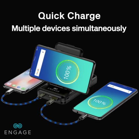Engage, Wireless Power Bank (10000mAh), Multi-Functional Box