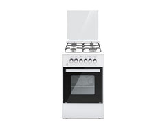 Orca Gas Cooker 50x50, 4 Burners, White