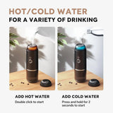 آي كافيلاس ماكينة تحضير قهوة الإسبريسو المحمولة 2 في 1 مع تسخين - بني