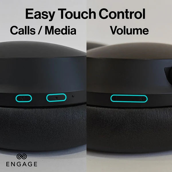 Engage Over-Ear Wireless Hybrid ANC Headphones – Dual Drivers, 70H Playtime, Transparency Mode