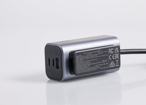 UGREEN EC706, 150W 4-Port GaN Fast Car Charger - Black