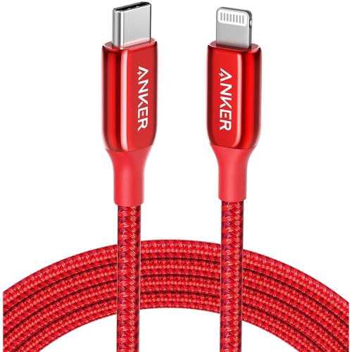 Anker PowerLine + III USBC Lightning (1.8m) Red