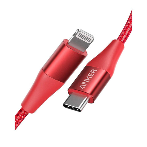 Anker PowerLine + III USBC Lightning (1.8m) Red