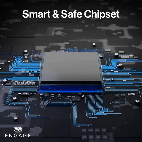 Engage, Dual Port Power Adapter (48W) with Interchangeable UK/EU Plug