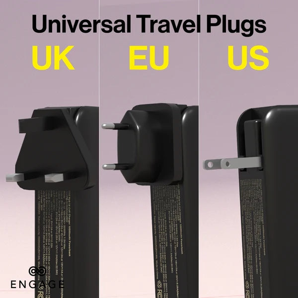 Engage, Hybrid 65W GaN Charger 10000mAh Power Bank