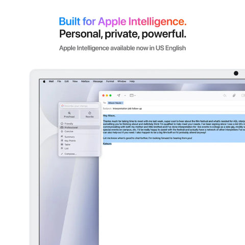 Apple iMac - 24" Standard Glass / M4 / 10-Core CPU / 10-Core GPU / 16 Core Neural Engine / 16GB RAM / 512GB SSD / Arb/Eng / Silver / 1YW