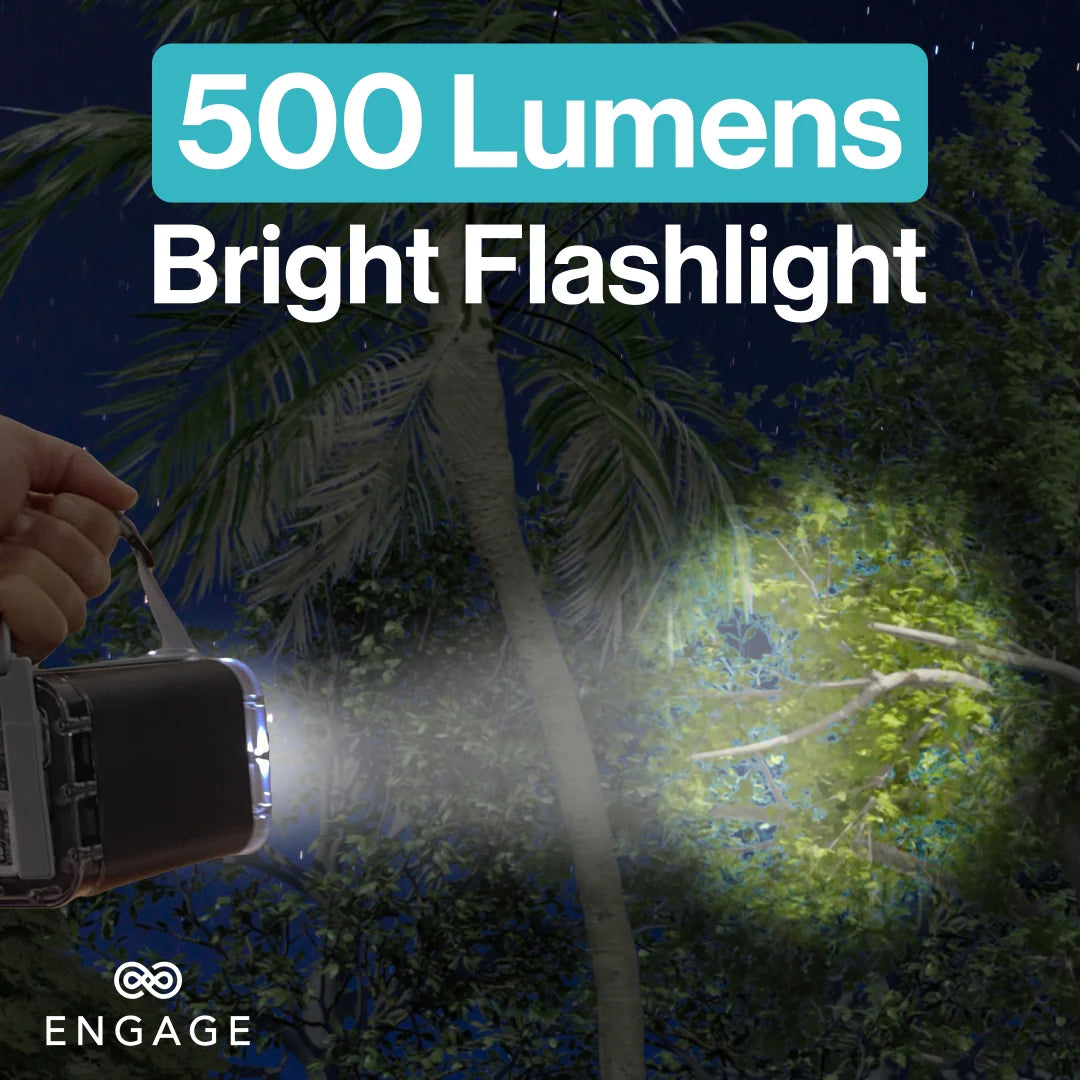 إنجايج، محطة طاقة صغيرة – 40000 مللي أمبير، 154 واط ساعة، USB-C بقدرة 100 واط PD، شحن سريع متعدد المنافذ