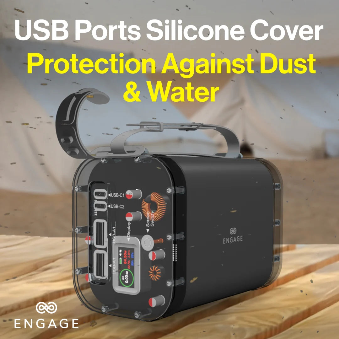Engage Mini Power Station - 60000mAh, 231Wh, 140W PD USB-C, Multi-Port Fast Charging