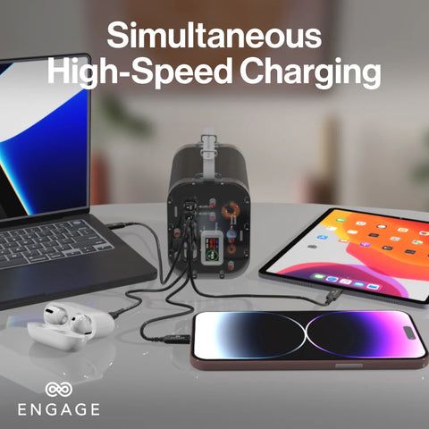 Engage Mini Power Station - 60000mAh, 231Wh, 140W PD USB-C, Multi-Port Fast Charging