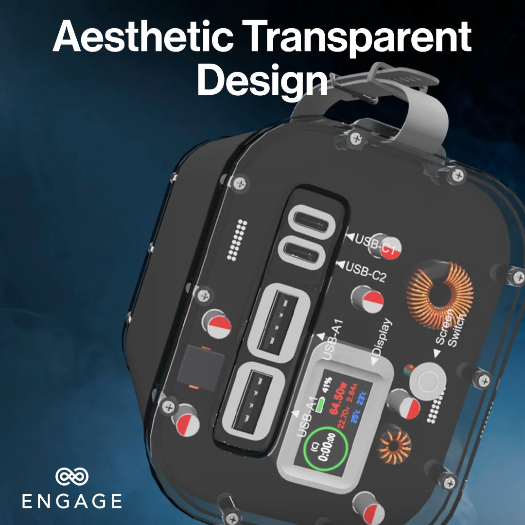 Engage Mini Power Station - 60000mAh, 231Wh, 140W PD USB-C, Multi-Port Fast Charging