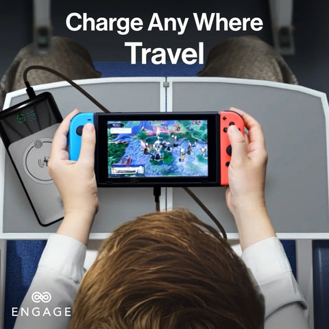 Engage, Power Bank (25000 mAh) – Dual Wireless Charging, 3 USB-C, 1 USB-A