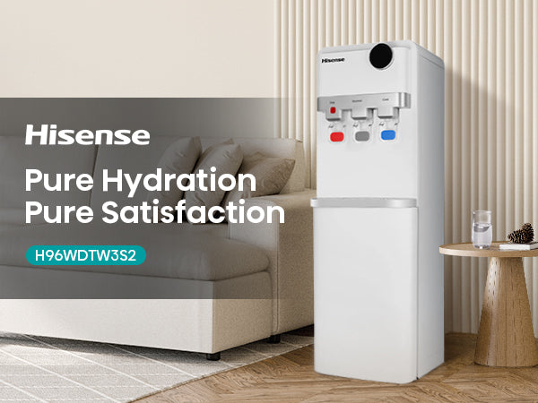 هايسنس موزع مياه ، H96WDTW3S2 – أبيض