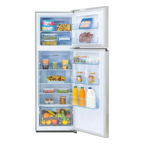 Panasonic Double Door Refrigerator, 338 L, Shining Silver, NR-TG353BUSG