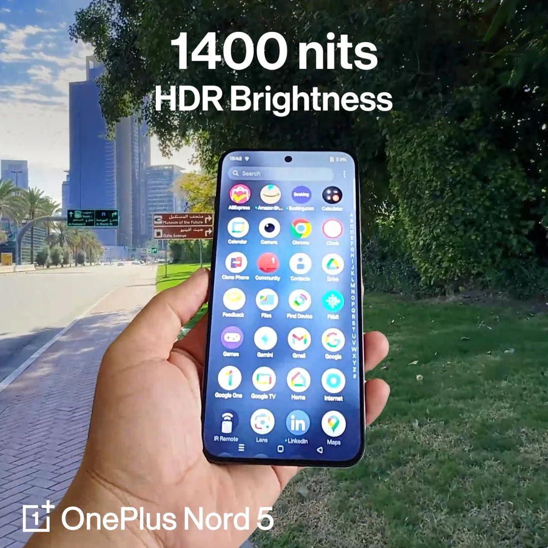 OnePlus Nord 5 5G – 6.83-inch 144Hz Swift AMOLED, 12GB RAM, 512GB Storage, Snapdragon 8s Gen 3, 80W Fast Charging