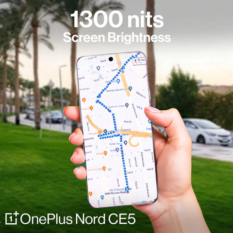 OnePlus Nord CE5 5G – 6.77-inch 120Hz AMOLED Display, 8GB RAM, 256GB Storage, Dimensity 8350, 80W Fast Charging