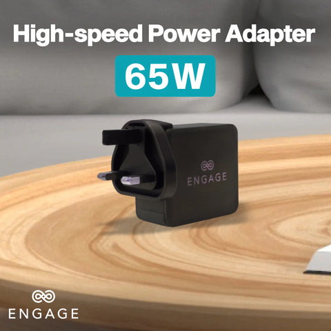Engage, Charger/Adapter (65W) with GaN Technology