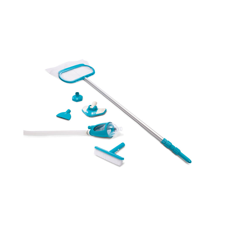 Intex Deluxe Pool Maintenance Kit 28003 – Vacuum, Skimmer Net & Telescoping Pole