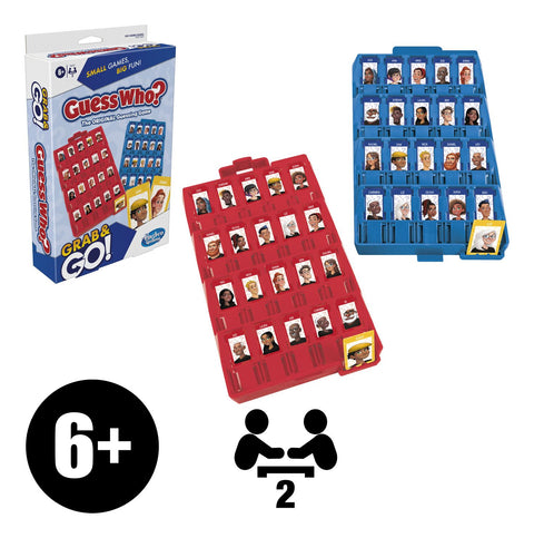 Hasbro F8257, Guess Who Grab and Go, Classic Game