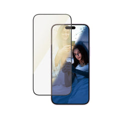 PanzerGlass® EyeCare Screen Protector Anti-Reflective & Bluelight iPhone 16 Plus | Ultra-Wide Fit
