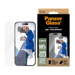 PanzerGlass® Screen Protector Clear iPhone 16 Plus | Classic Fit