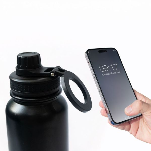 Emjoi MagSafe Stainless Steel Sport Bottle With MagSafe 900ML WHITE