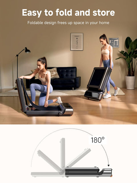 KingSmith R3 Walking Pad Foldable Treadmill with Max speed 6km/h & 1HP Brushless Motor