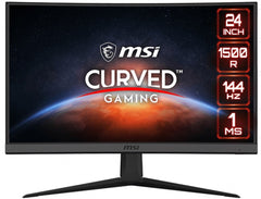 MSI Optix G24C6 24" FHD 144Hz, 1ms, VA, AMD Free-Sync Curved Gaming Monitor - Level Up