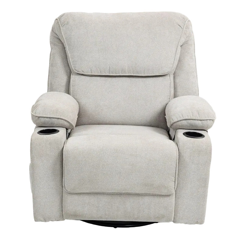 Black Bull Premium Sofa Swivel Rocker Recliner – Fabric