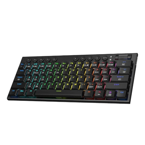 Redragon K632, Noctis Pro RGB Red Switches, Wireless Gaming Keyboard - Black