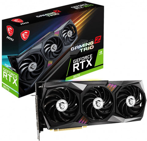MSI GeForce RTX 3070 GAMING Z TRIO 8G LHR GDDR6 Gaming Graphics Card