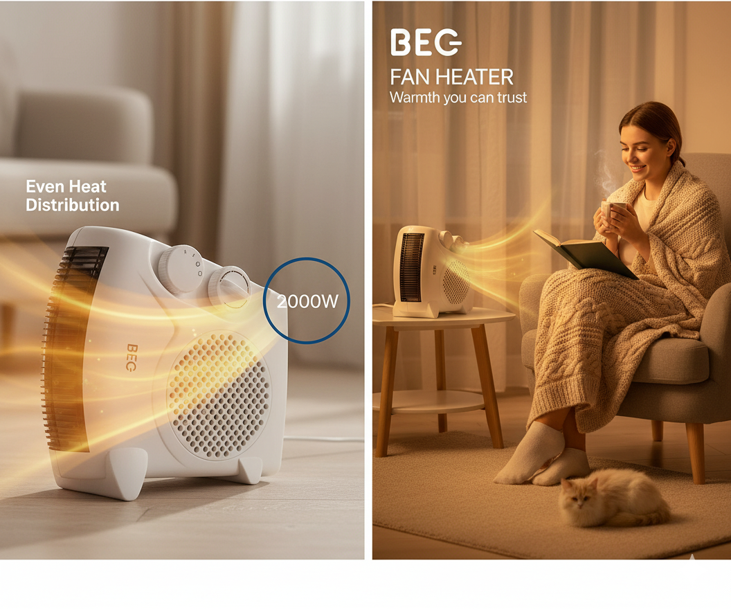 BEC B23FH901 Fan Heater - 2000W