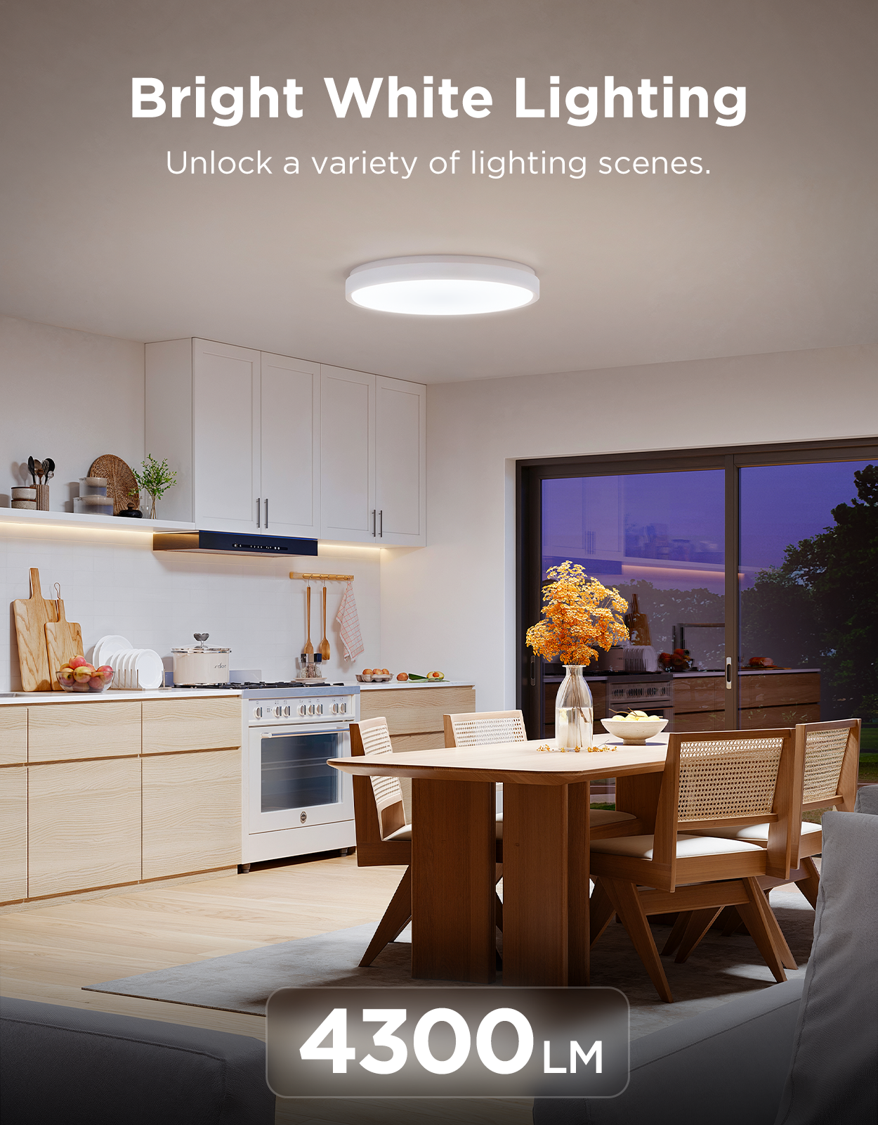 Govee 38cm RGBICWW Smart Ceiling Light Pro - H60A6