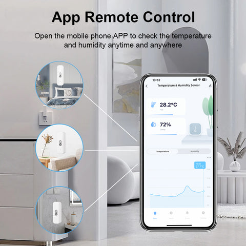 Gopeta, Tuya Smart WiFi Temperature and Humidity Sensor
