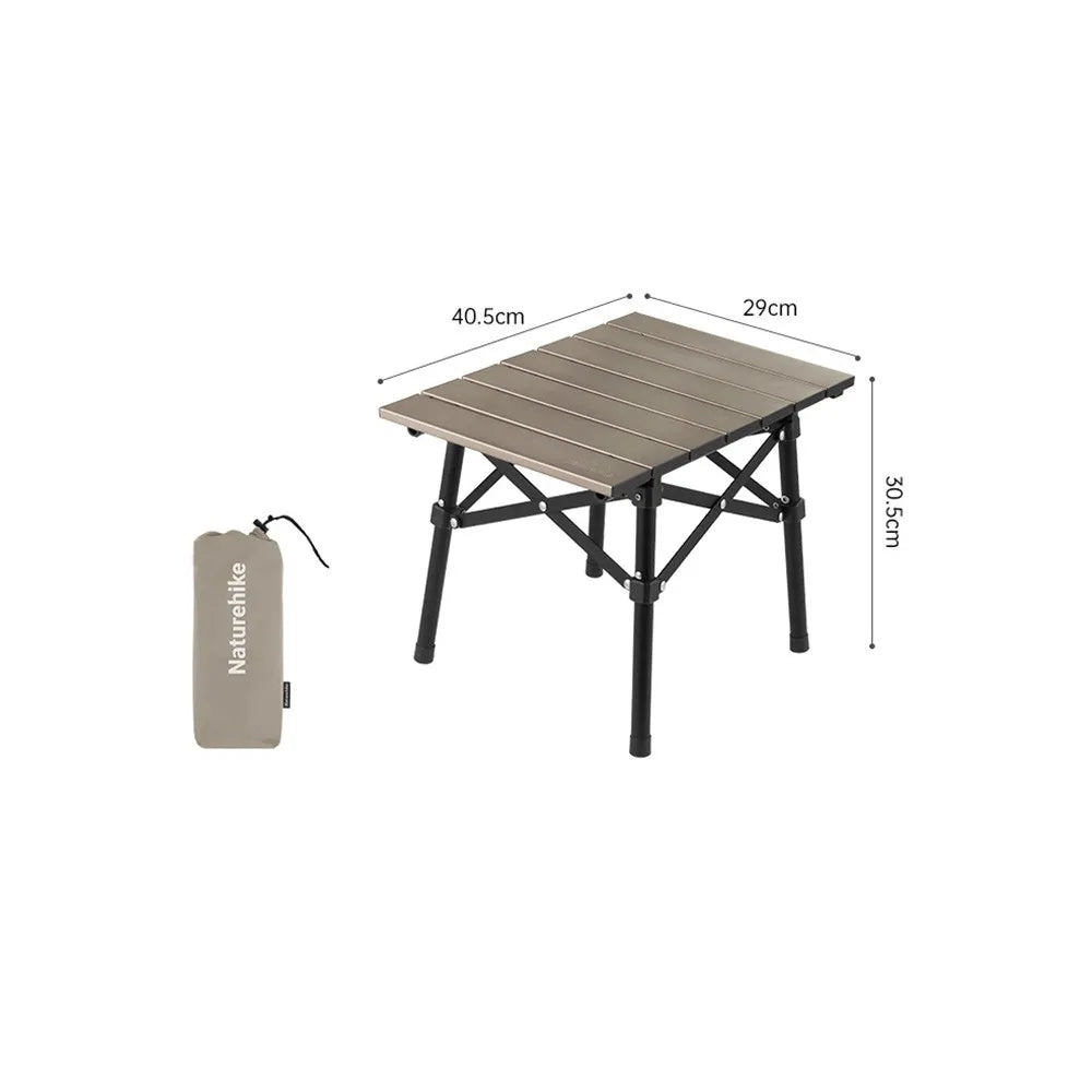 Naturehike Outdoor Portable Folding Table - Brown (Small) (40.5*29*30.5)