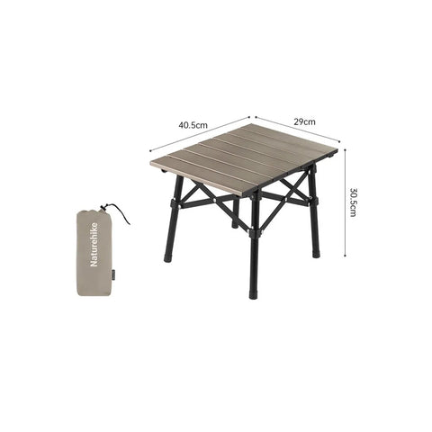 Naturehike Outdoor Portable Folding Table - Brown (Small) (40.5*29*30.5)